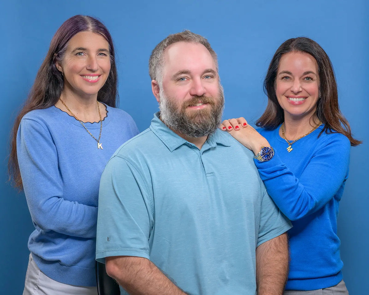 Fourth-generation Koke Printing co-owners, from left: Keri Ortiz, Ryan Koke and Melissa Koke.